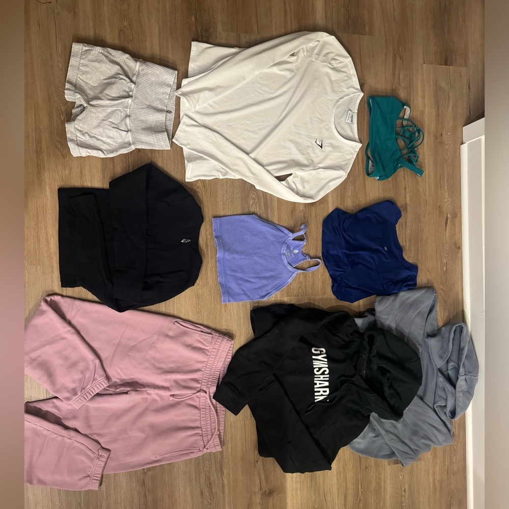 Gymshark Lululemon Fitness Clothes